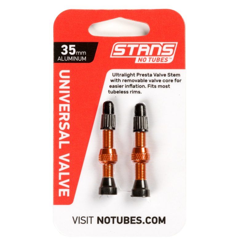 as0177 universal alloy 35mm valve stem pair orange a